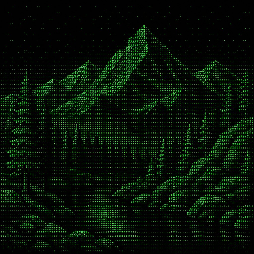 AI-generated ASCII Art example
