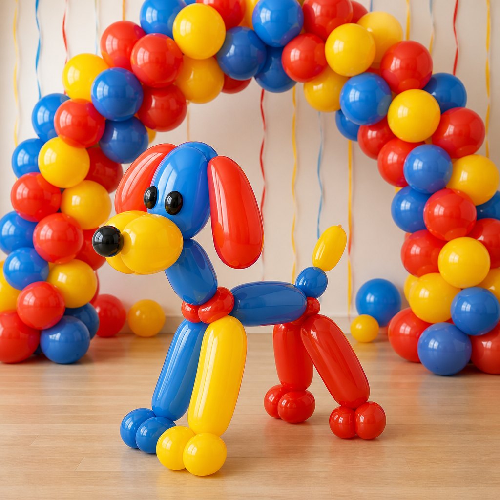 AI-generated Balloon Art example