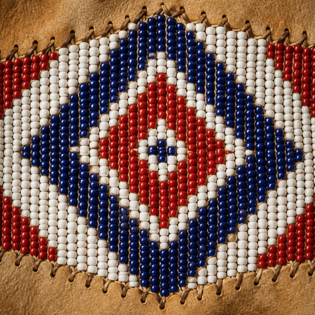 AI-generated Beadwork example