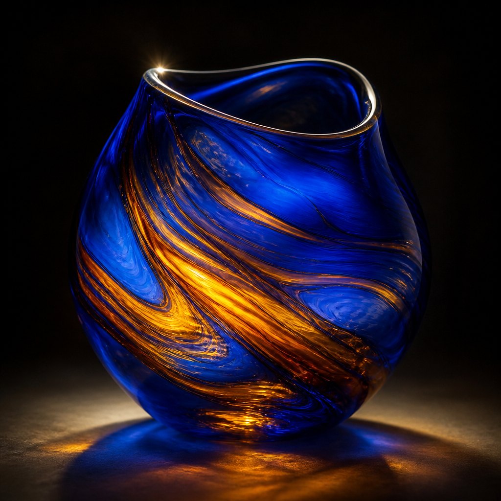 AI-generated Glass Art example