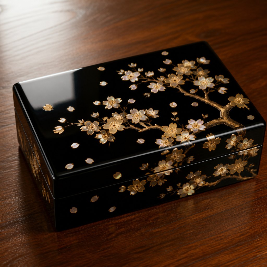 AI-generated Lacquer Art example