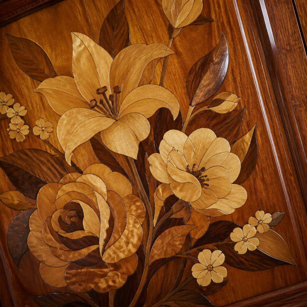 AI-generated Marquetry example