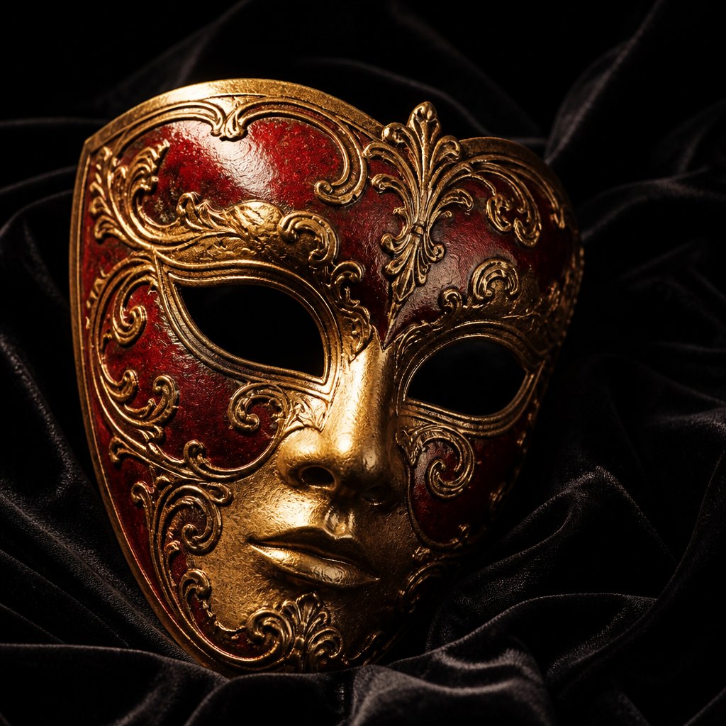 AI-generated Mask Art example