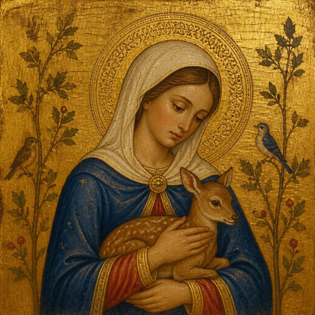 AI-generated Panel Painting example