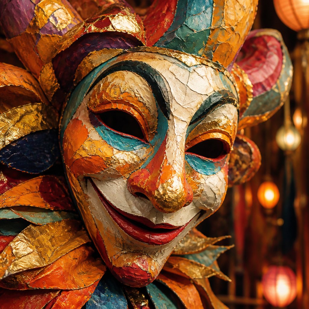 AI-generated Papier-Mâché example