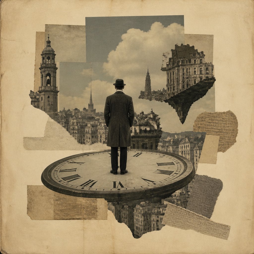 AI-generated Photomontage example