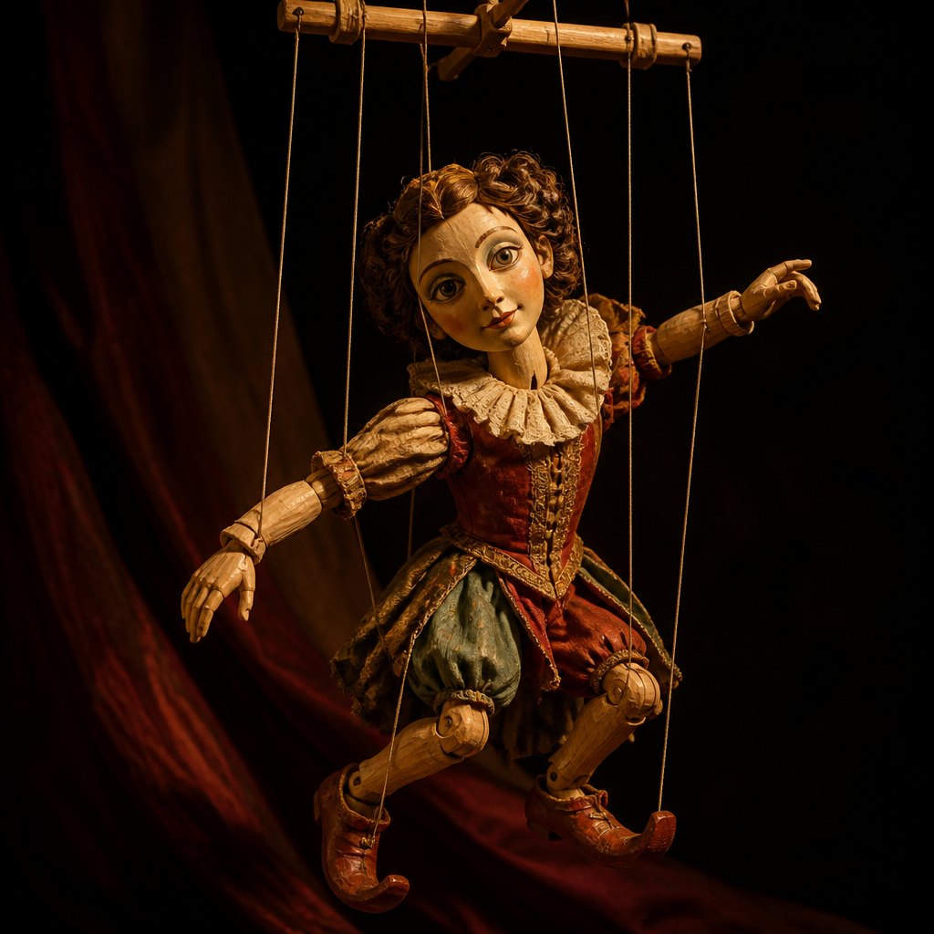 AI-generated Puppet Art example