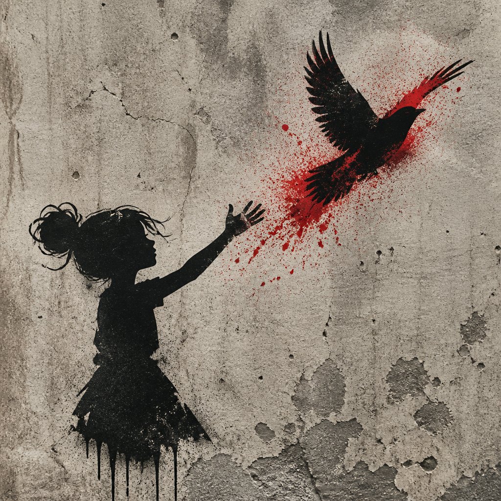 AI-generated Stencil Art example