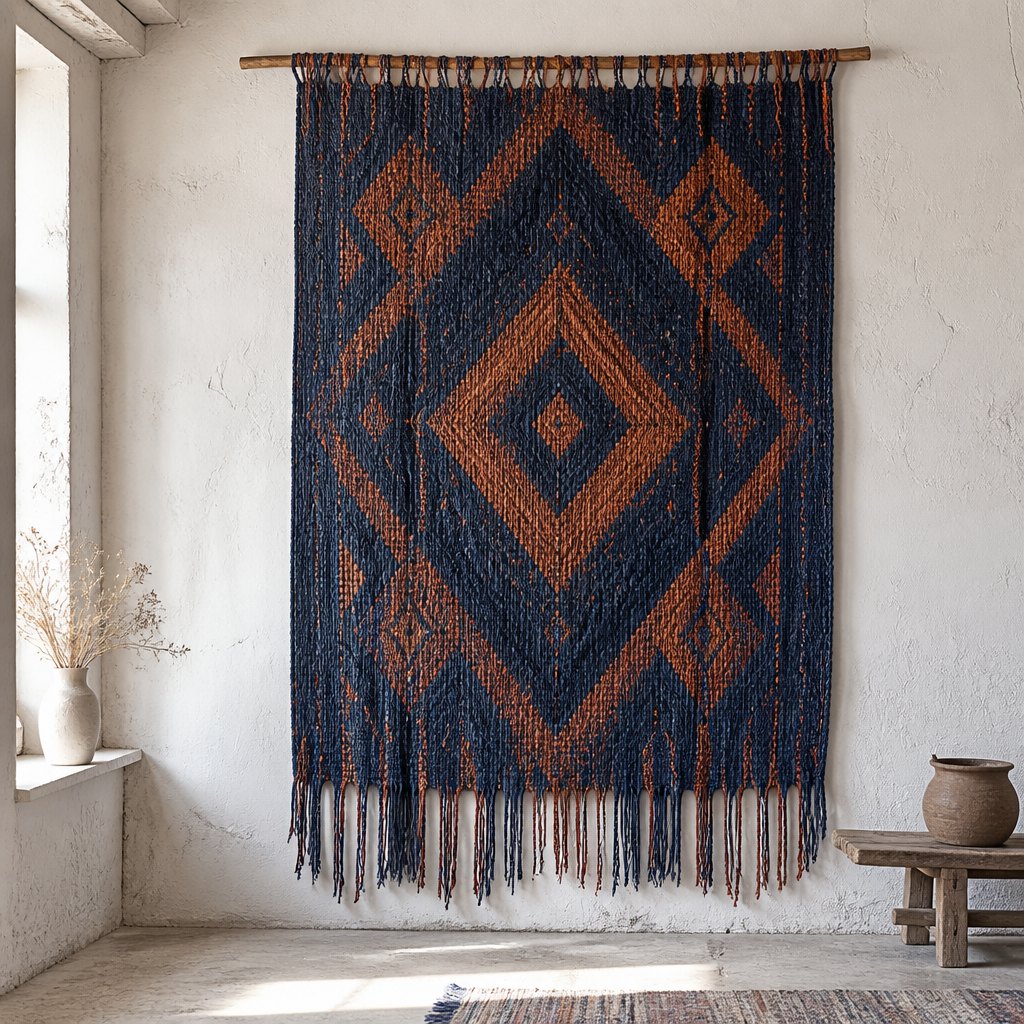 AI-generated Textile Art example