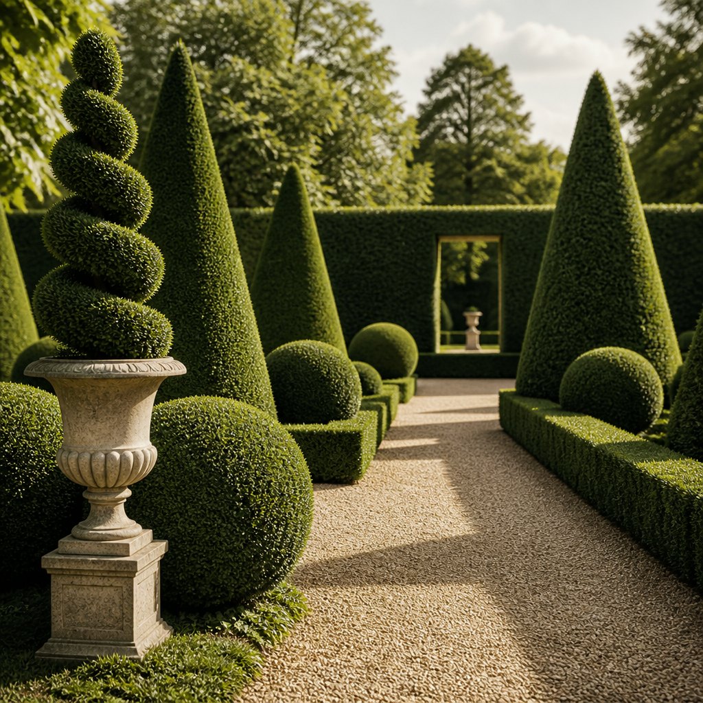 AI-generated Topiary Art example