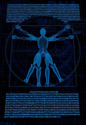 Vitruvian robot — 3D Art