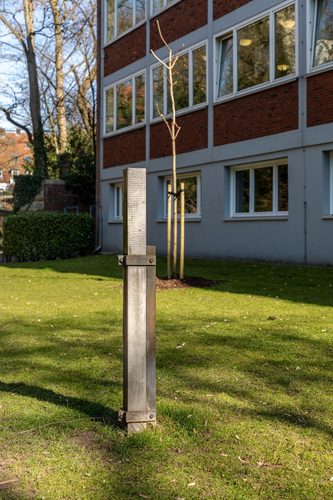 Münster, Skulptur "Verkürzter Himmel" -- 2022 -- 0410 — AI Art