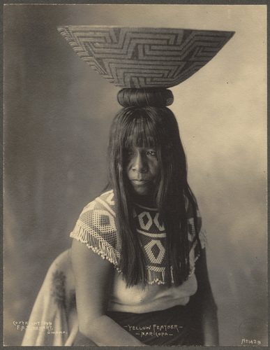 Yellow Feather (Maricopa) — Basketry