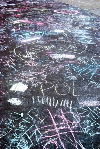 Canada day vandalism (62174087) — Chalk Art