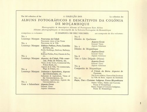 Lourenço Marques - Aspectos da Cidade, Vida comercial, Praia da Polana, etc. — Cover Art