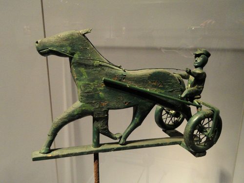 Horse and Sulky weathervane - SAAM - DSC00796 — Folk Art
