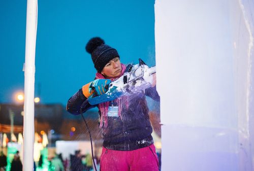 Зимний вернисаж пермь эспланада — Ice Sculpture
