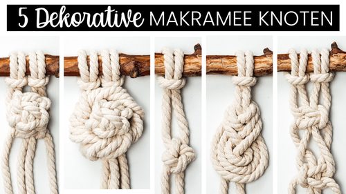 Dekorative-makramee-knoten — Macramé