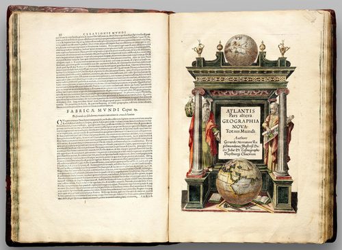 Atlas sive Cosmographicae Meditationes de Fabrica Mundi et Fabricati Figura — Map Art