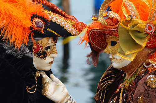 Venice Carnival - Masked Lovers (2010) — Mask Art