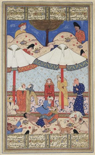 Layla and Majnun2 — Miniature Painting