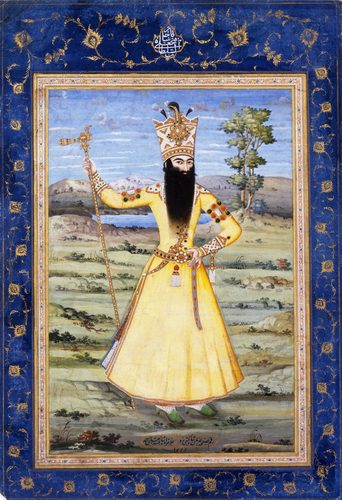 Portrait of Fath-Ali Shah Qajar (1772 – 1834) — Miniature Painting
