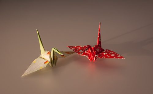 Cranes made by Origami paper — Origami