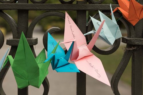 50 Paper Cranes of Peace — Origami
