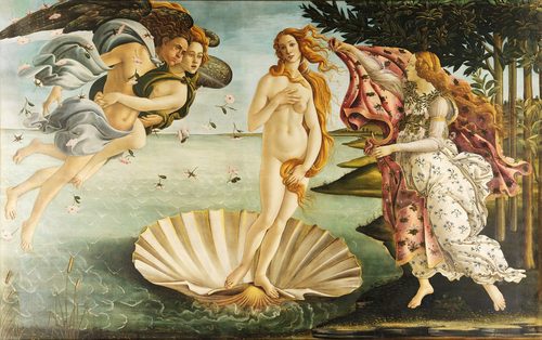 Polish: Narodziny Wenus The Birth of Venus — Painting