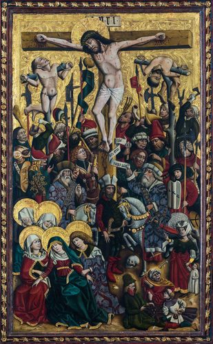 Christ on the Cross — Panel Painting