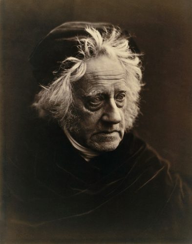 Julia Margaret Cameron - John Herschel (Metropolitan Museum of Art copy, restored) levels — Photography