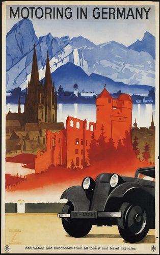 Motoring in Germany (3530693449) — Poster Art
