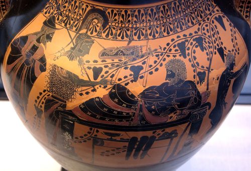 Athena Herakles Staatliche Antikensammlungen 2301 B — Pottery