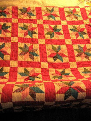 Quilt in lamplight — Quilt Art
