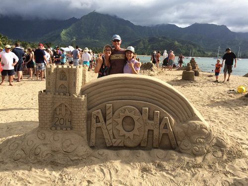 Banner of the Hawaii Sand Festival and Sand Sculpture Contest — Sand Sculpture