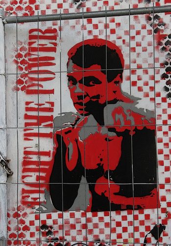 Boxing Grafitti - panoramio — Stencil Art
