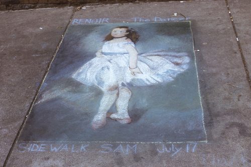 Sidewalk Sam Boston July 1974 — Street Art