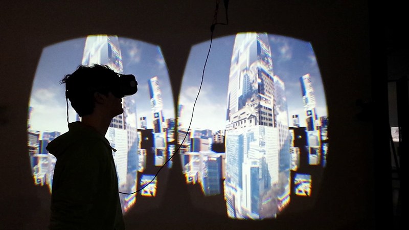 10'000 moving cities V3, net-and-telepresence-based installation, 2015 — VR Art